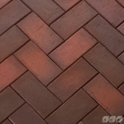 Клинкер тротуарный ЛСР Глазго флэшинг (200x100x50) – MAXPOL