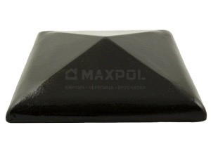 Оголовок для забора ZG-Klinkier Dark-brown glazed C38 – MAXPOL, 2