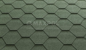 Черепица мягкая KATEPAL Classic KL Зеленый однослойная – MAXPOL