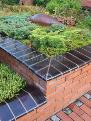 Плитка парапетная ZG-Klinkier Dark-Brown Glazed KP20 – MAXPOL, 2
