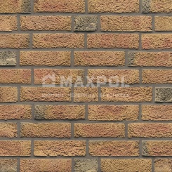 Кирпич ручной формовки Muhr Verblender E4 Gelbbronze Bunt Geflammt WFD – MAXPOL