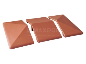 Вставка клинкерная для оголовка King Klinker 01 Ruby-red 445x250x90 – MAXPOL, 2