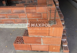 Блок угловой керамический поризованный POROMAX-380-D-vc – MAXPOL, 3