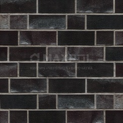 Кирпич клинкерный ABC Klinker Hamburg Kohleschwarz blau-bunt glatt NF – MAXPOL
