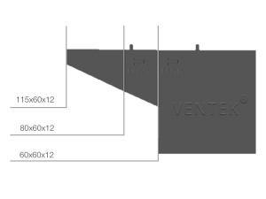 Коробочка вентиляционно-осушающая универсальная Ventek белая – MAXPOL, 3