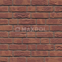 Кирпич ручной формовки Muhr Verblender E2 Rotbraun Bunt Geflammt WDF – MAXPOL