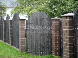 Оголовок для забора ZG-Klinkier Brown C42 – MAXPOL, 4