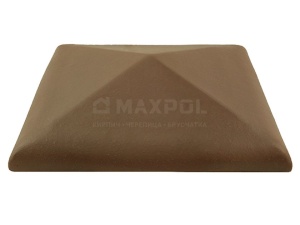 Оголовок для забора ZG-Klinkier Brown C42 – MAXPOL, 2