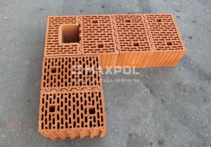Блок керамический поризованный POROMAX-380 – MAXPOL, 2