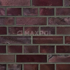 Кирпич клинкерный ABC Klinker Leipzig aubergine Kohlebrand NF – MAXPOL